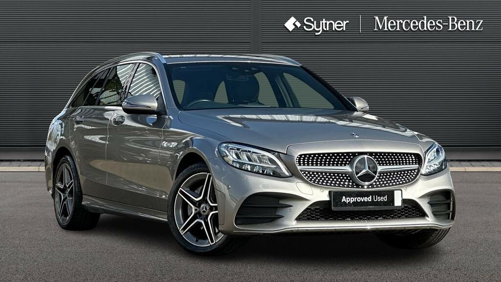 Mercedes-Benz C Class C200 4Matic Amg Line 9G-tronic Silver