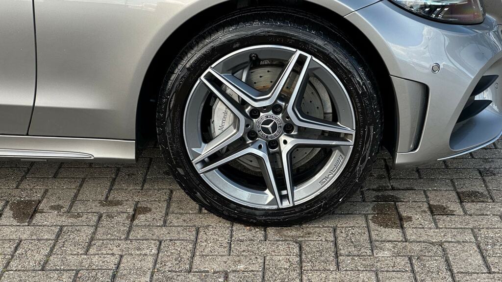 Mercedes-Benz C Class C200 4Matic Amg Line 9G-tronic Silver #5