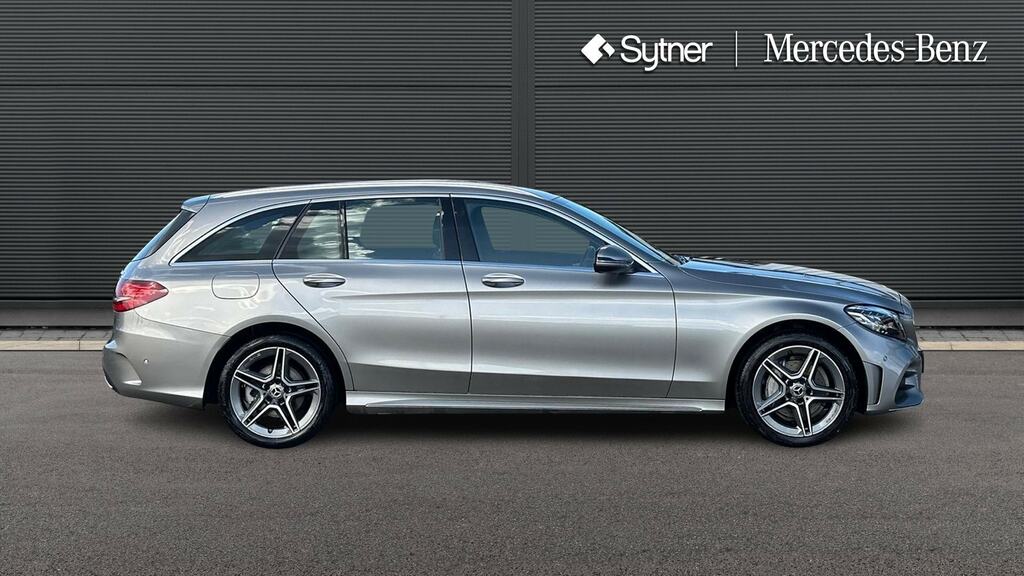 Mercedes-Benz C Class C200 4Matic Amg Line 9G-tronic Silver #4
