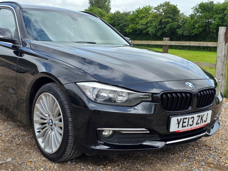 BMW 3 Series 320D Luxury Touring YE13ZKJ Black #2