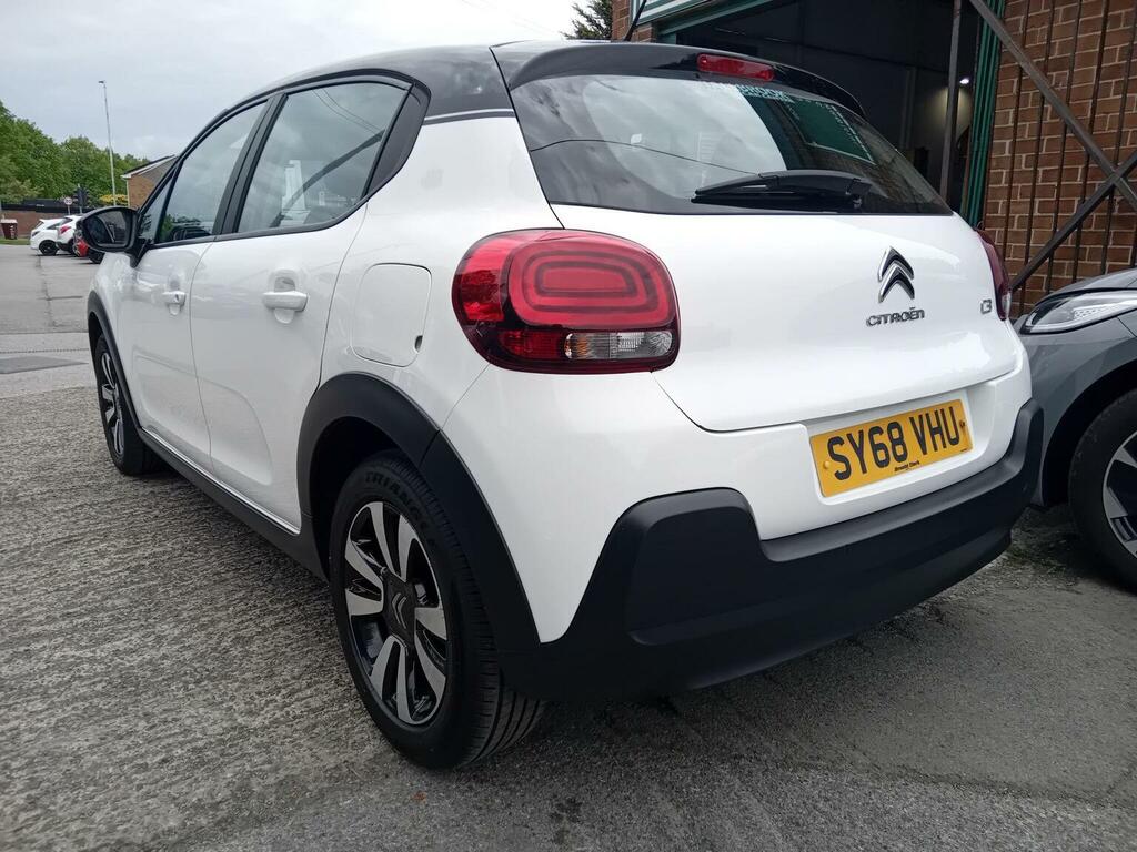Citroen C3 Hatchback 1.2 Puretech Feel Euro 6 201868 SY68VHU White #4