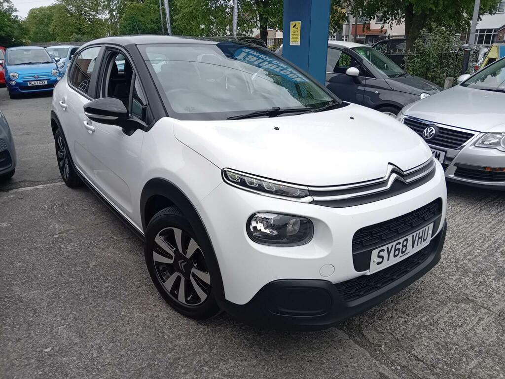 Citroen C3 Hatchback 1.2 Puretech Feel Euro 6 201868 SY68VHU White #6