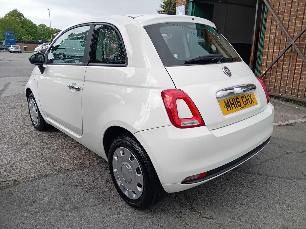 Fiat 500 Hatchback 1.2 Pop Euro 6 Ss 201616 MH16GHX White #4