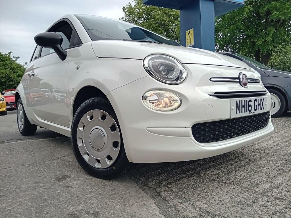 Fiat 500 Hatchback 1.2 Pop Euro 6 Ss 201616 MH16GHX White #6