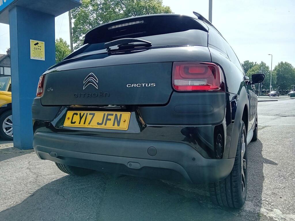 Citroen C4 Cactus Hatchback 1.2 Puretech Onetone Euro 6 Ss 2 CY17JFN Black #6