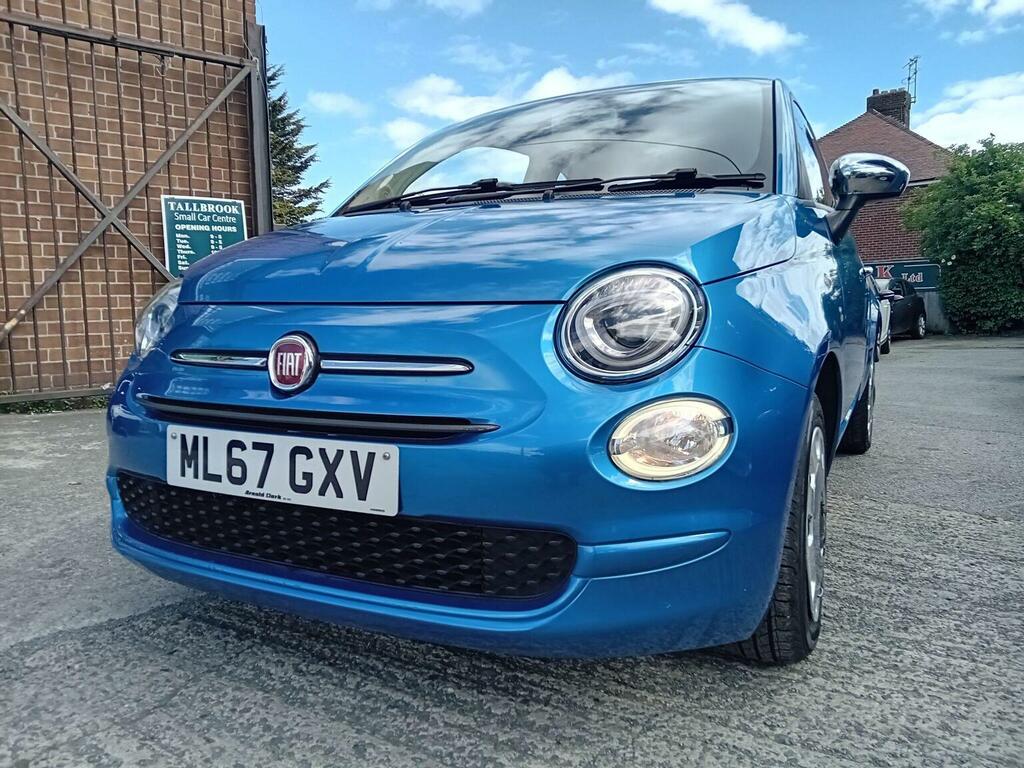 Fiat 500 Hatchback 1.2 Mirror Euro 6 Ss 201767 ML67GXV Blue #4