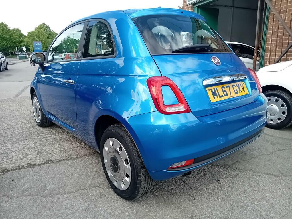 Fiat 500 Hatchback 1.2 Mirror Euro 6 Ss 201767 ML67GXV Blue #5