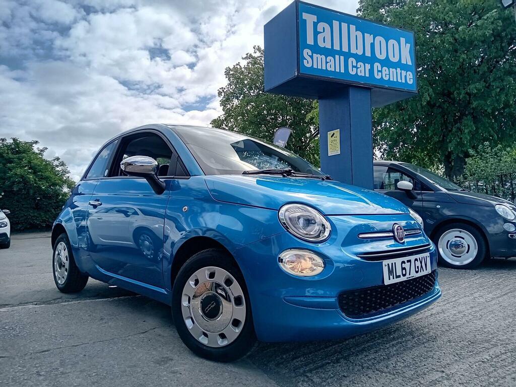 Fiat 500 Hatchback 1.2 Mirror Euro 6 Ss 201767 Blue