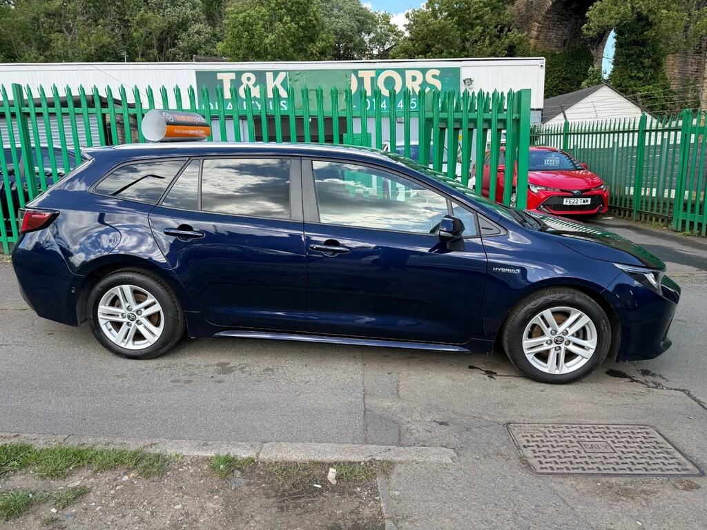 Toyota Corolla 1.8 Vvt-i Hybrid Icon Tech Cvt FY71XFL Blue #2