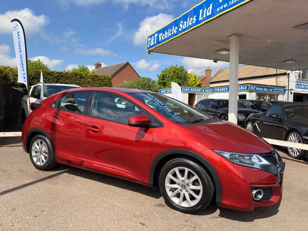 Honda Civic I-dtec Se Navi WO17VLX Red #3