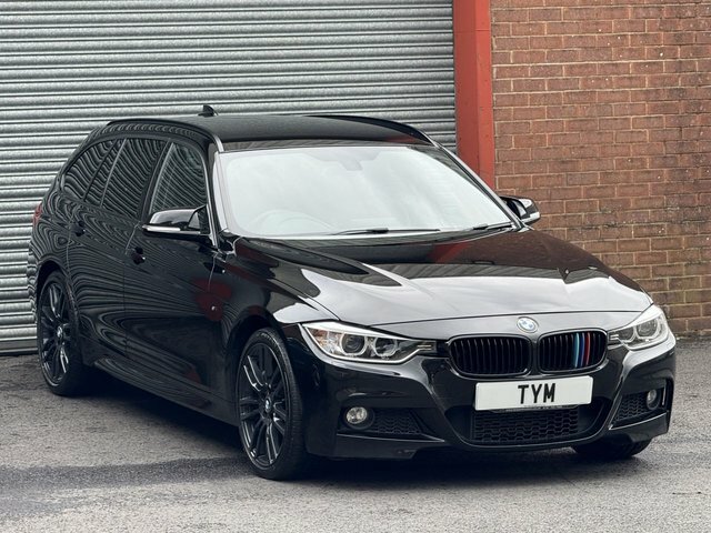 BMW 3 Series 2.0 320D M Sport Touring Xdrive Eu MA14KHM Black #3