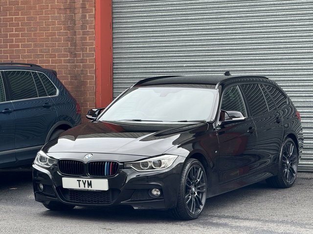 BMW 3 Series 2.0 320D M Sport Touring Xdrive Eu MA14KHM Black #4