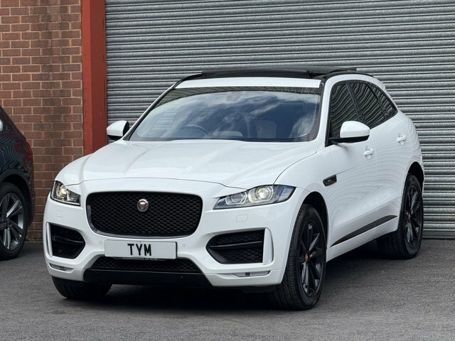 Jaguar F-Pace 2.0 D180 R-sport Suv Awd Euro 6 S OV19UAK White #4