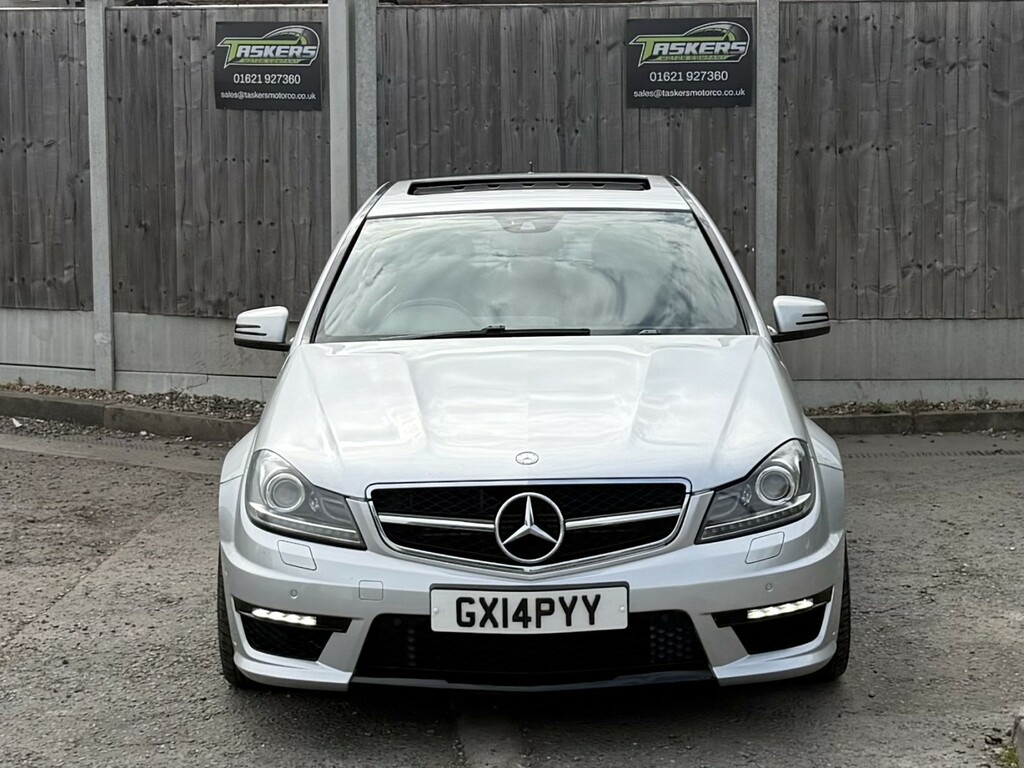 Mercedes-Benz C Class Saloon 6.3 C63 V8 Amg 201414 Silver #2