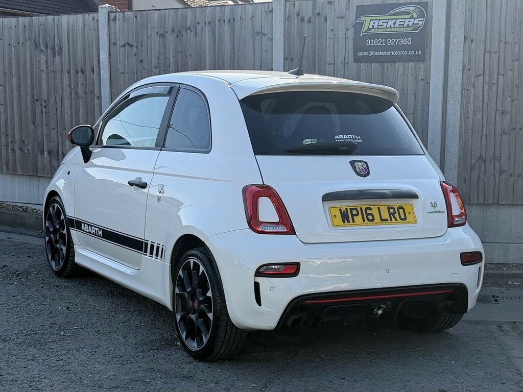 Abarth 595 Hatchback 1.4 Abarth 595 Competizione 1.4 Tjet 180 WP16LRO White #5
