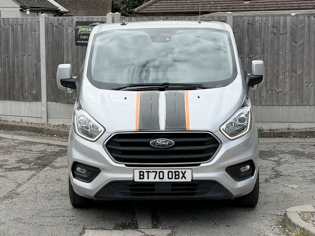 Ford Transit Custom Panel Van 2.0 300 Ecoblue Limited 202070 BT70OBX Silver #2