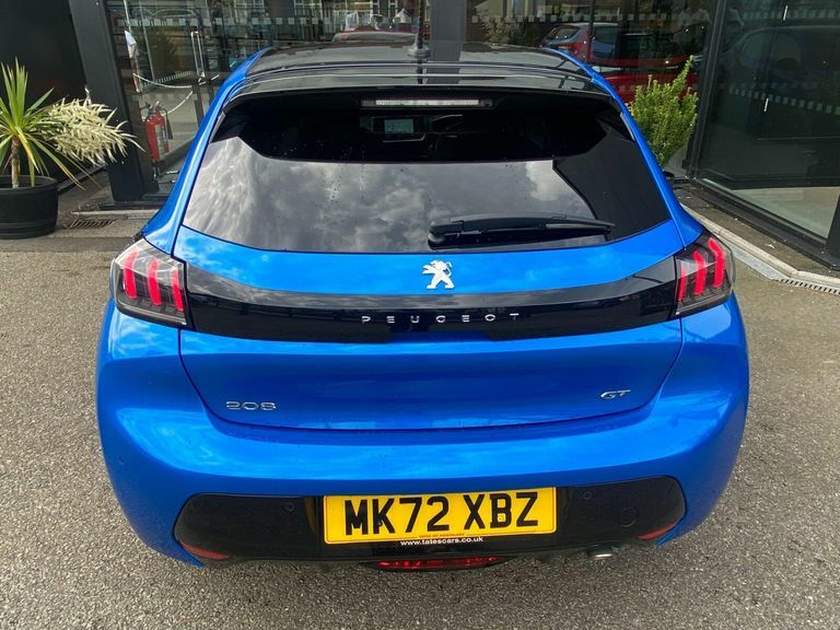 Peugeot 208 1.2 Puretech Gt Euro 6 Ss MK72XBZ Black #6