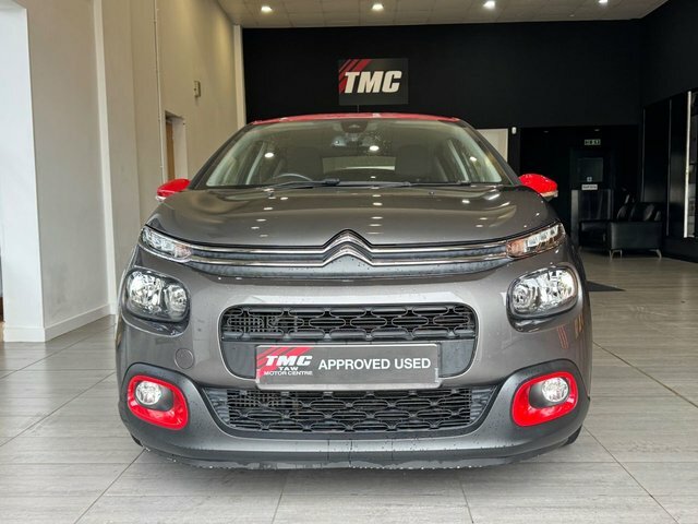 Citroen C3 2018 1.2 Puretech Flair Hatchback Eat6 HX18XYR Grey #3