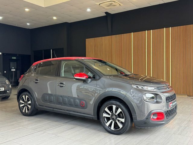Citroen C3 2018 1.2 Puretech Flair Hatchback Eat6 HX18XYR Grey #2