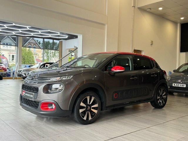 Citroen C3 2018 1.2 Puretech Flair Hatchback Eat6 HX18XYR Grey #4