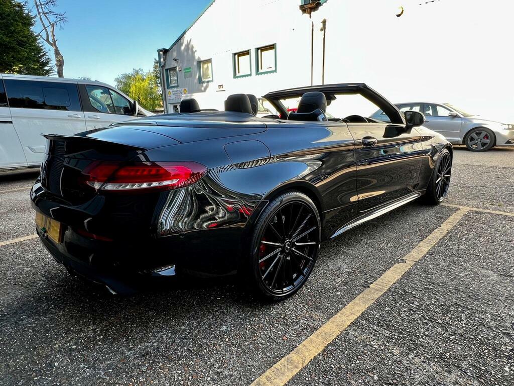 Mercedes-Benz C Class 4.0 C63 V8 Biturbo Amg Premium Cabriolet Spds Mc Black #2