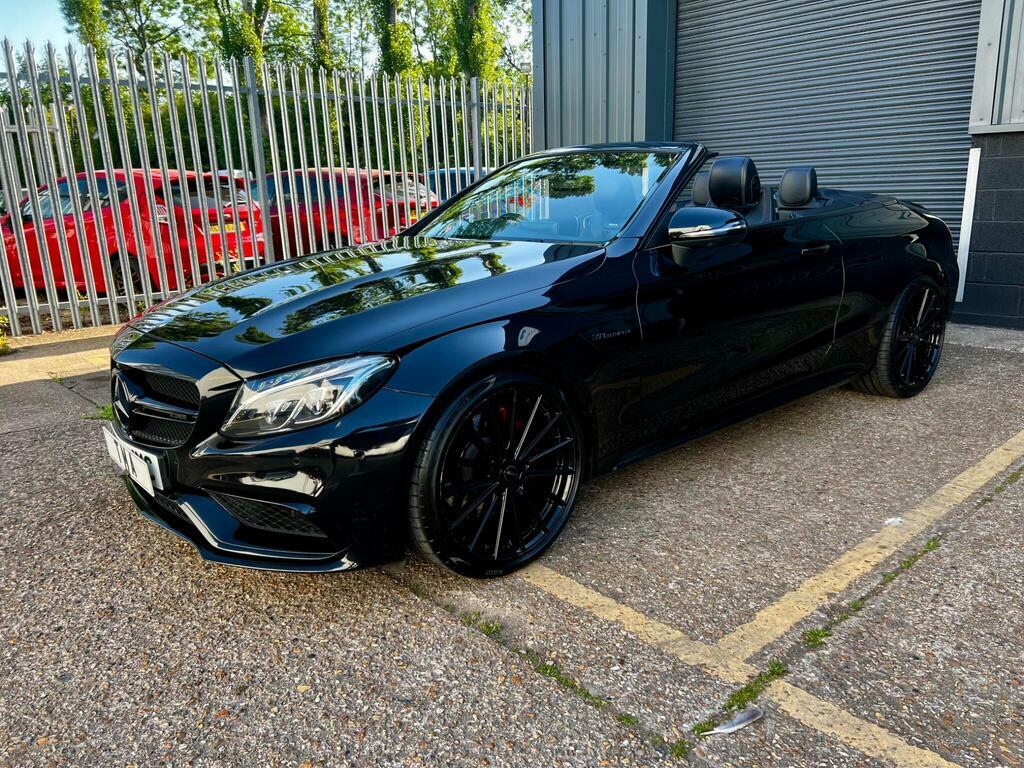 Mercedes-Benz C Class 4.0 C63 V8 Biturbo Amg Premium Cabriolet Spds Mc Black #4
