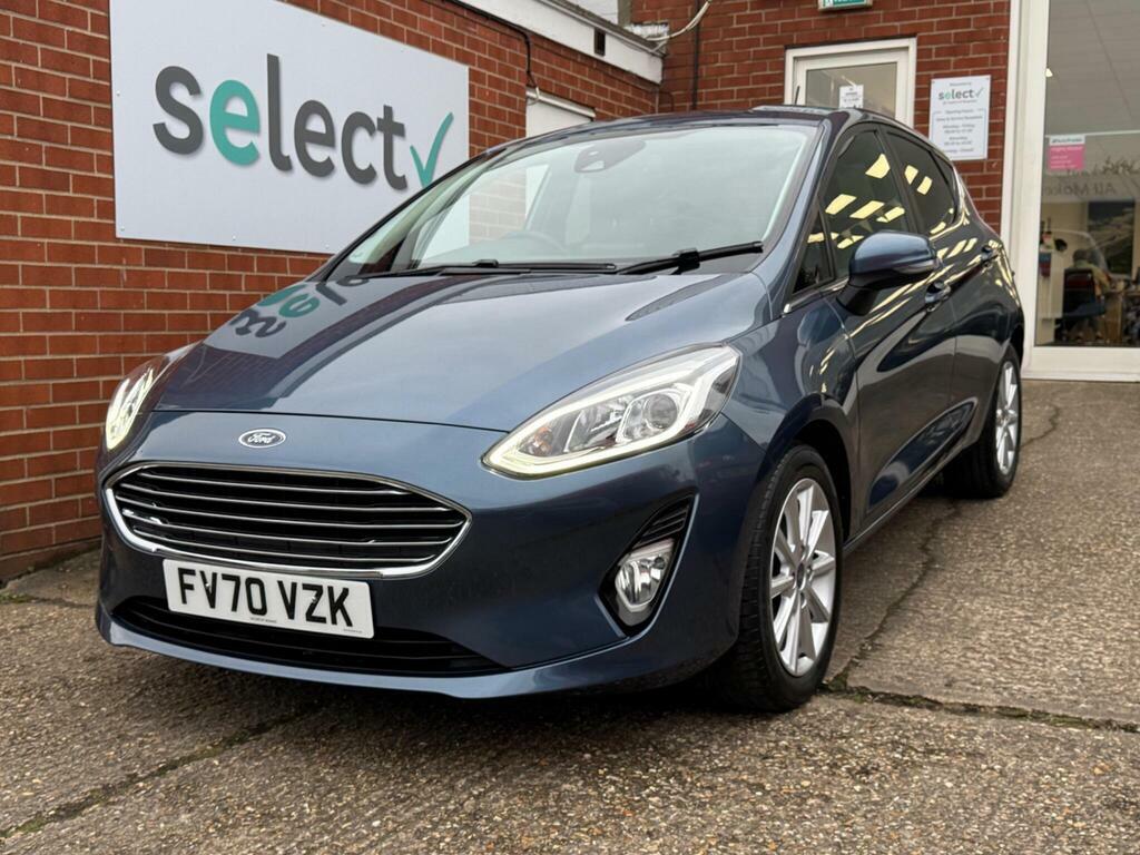 Ford Fiesta 1.0T Ecoboost Titanium Euro 6 Ss FV70VZK Blue #3