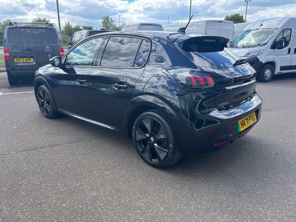 Peugeot e-208 50Kwh Gt HV71FHU Black #6