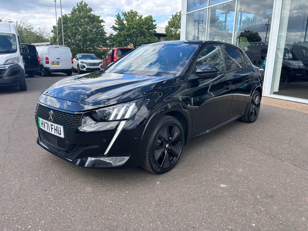 Peugeot e-208 50Kwh Gt HV71FHU Black #5