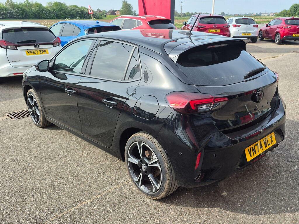 Vauxhall Corsa 1.2 Turbo Gs Euro 6 Ss VN74WLX Black #4