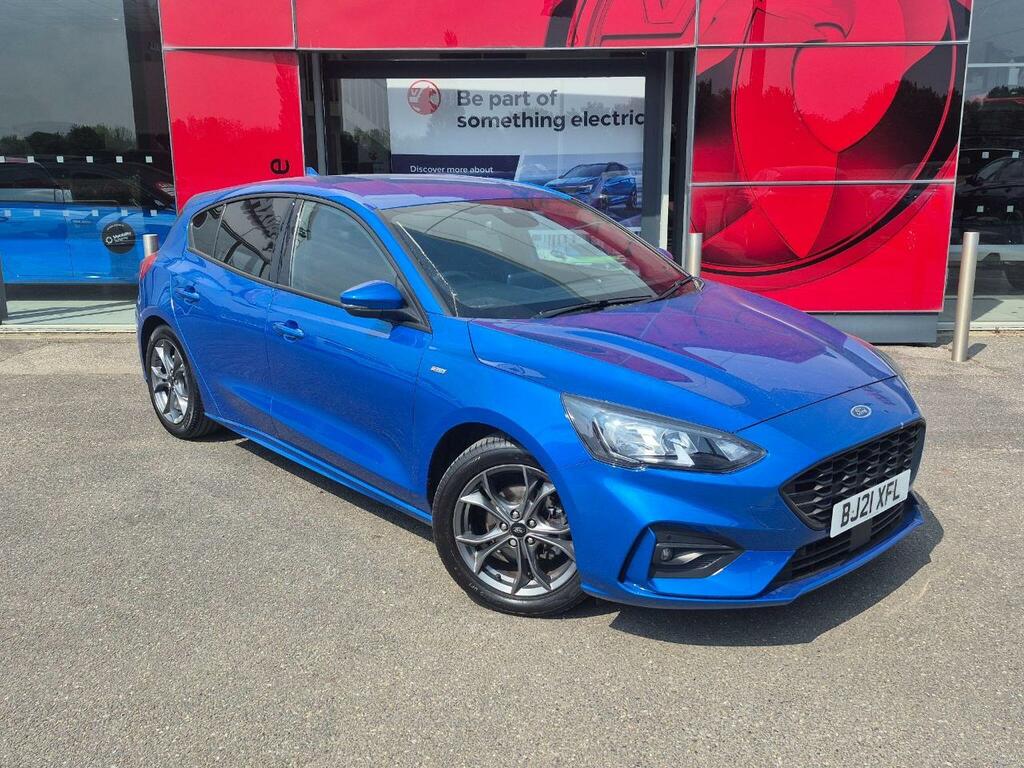 Ford Focus 1.0T Ecoboost St-line Euro 6 S S BJ21XFL Blue #5