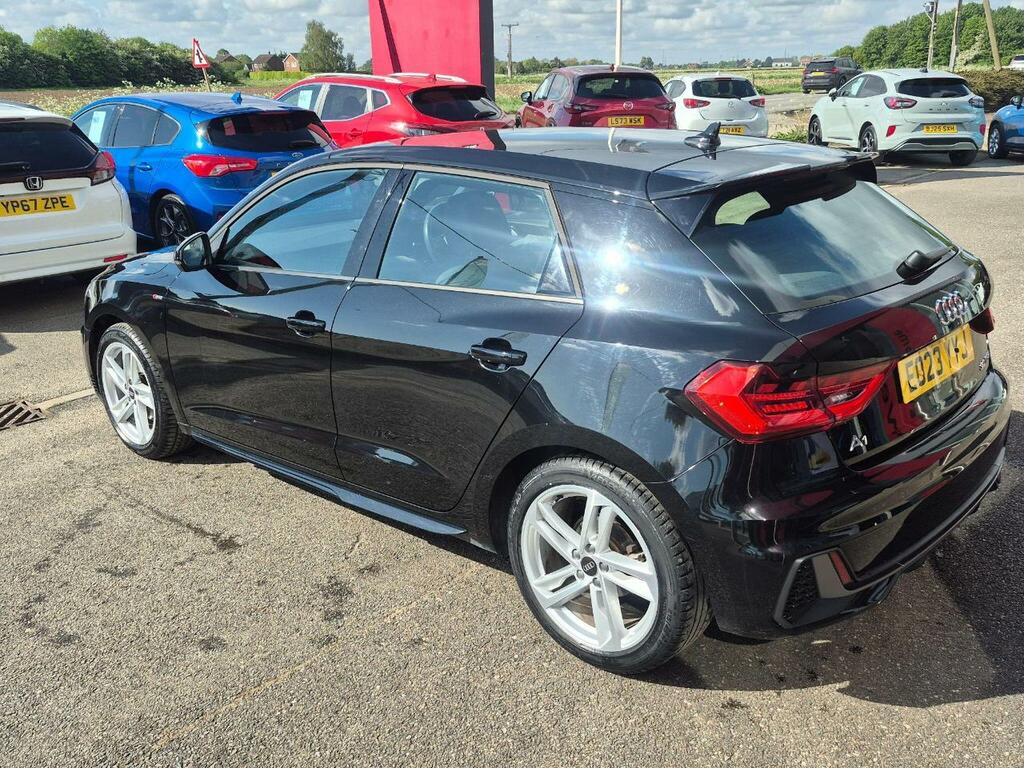 Audi A1 1.0 Tfsi 30 S Line Sportback S Tronic Euro 6 S S EO23YYJ Black #4