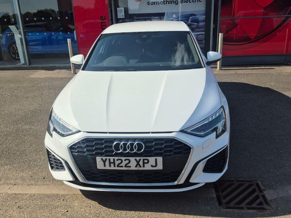 Audi A3 1.5 Tfsi 35 S Line Sportback S Tronic Euro 6 S S YH22XPJ White #2
