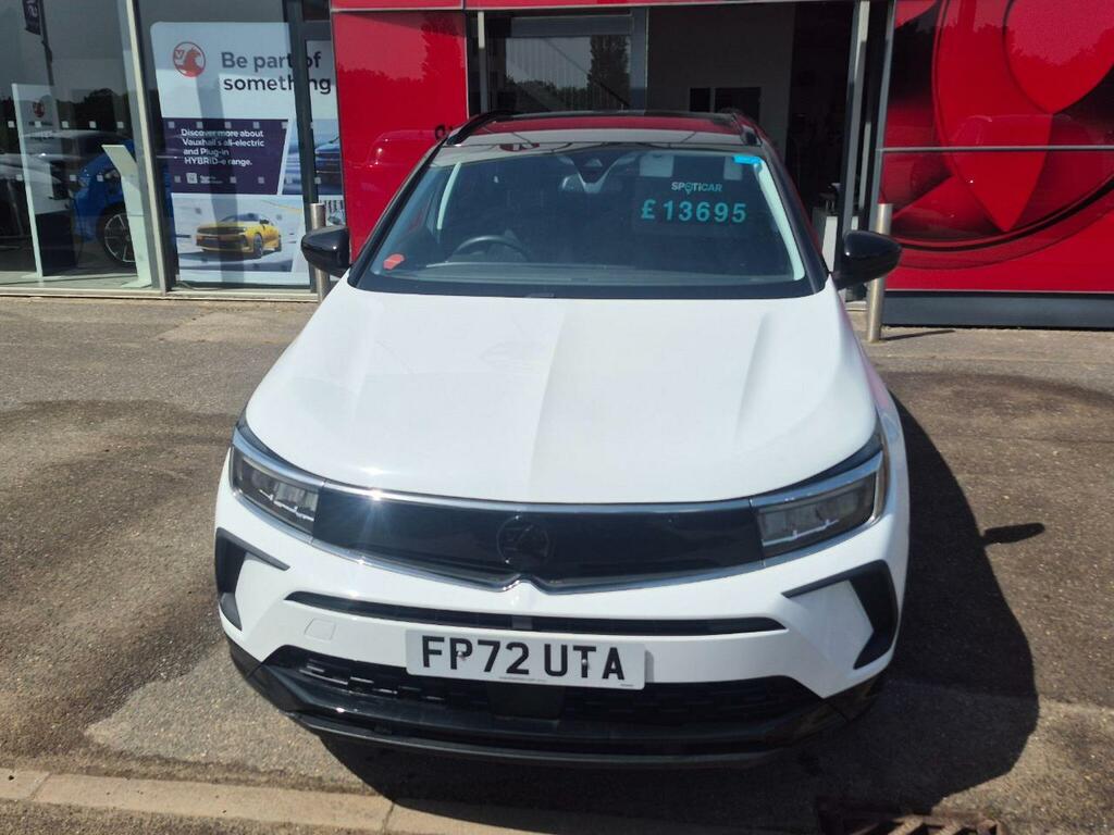 Vauxhall Grandland 1.2 Turbo Gs Line Euro 6 S S FP72UTA White #2