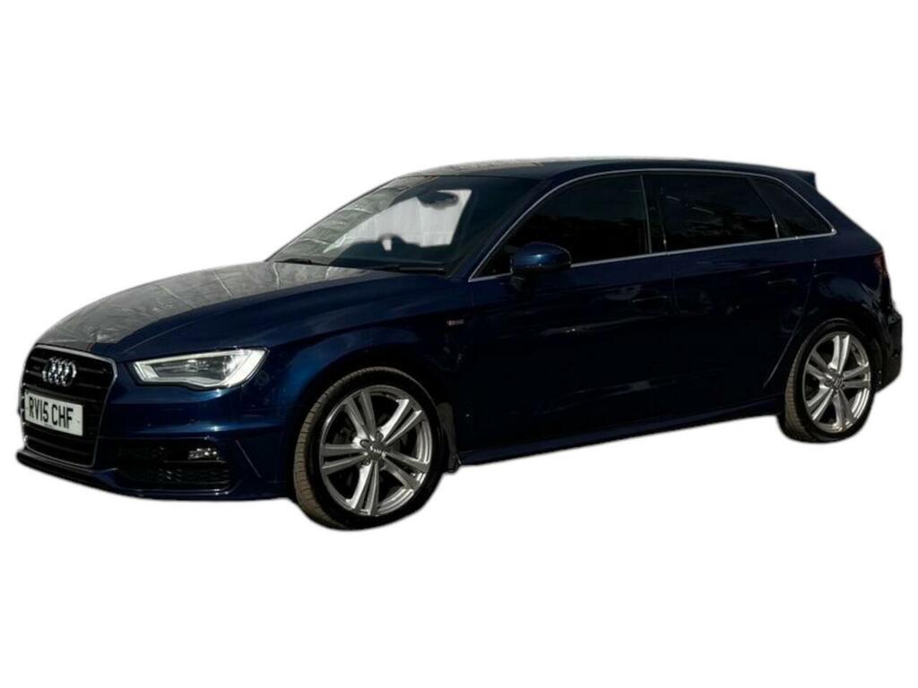 Audi A3 2.0 Tdi S Line Sportback S Tronic Quattro Euro 6 RV15CHF Blue #4