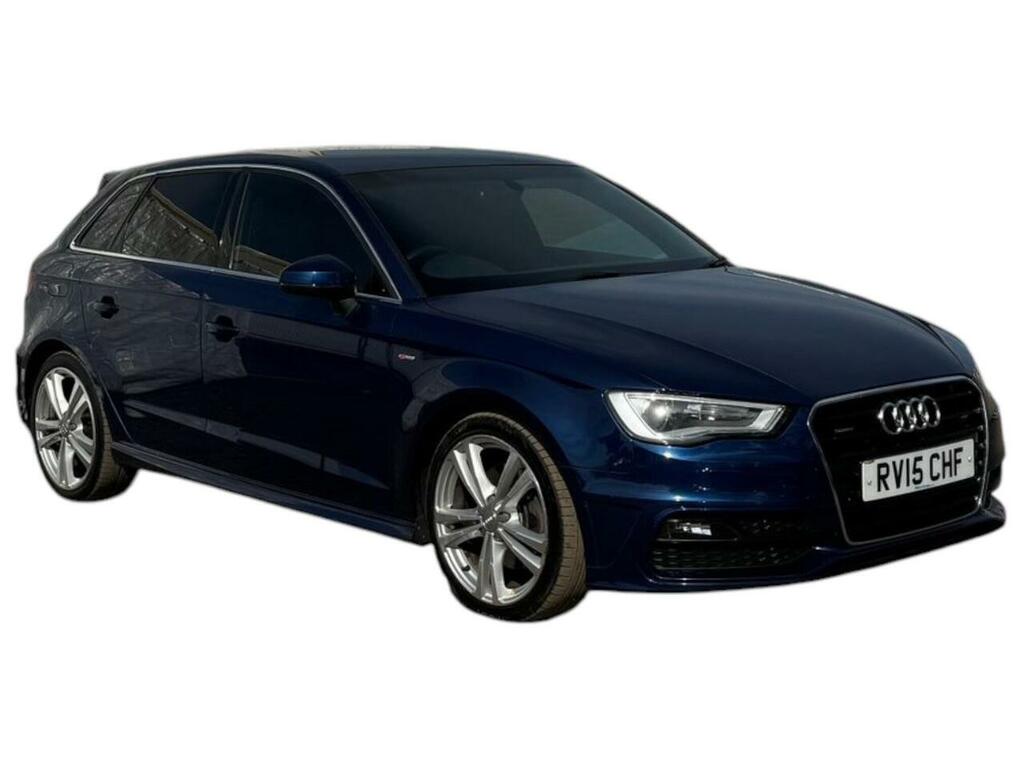 Audi A3 2.0 Tdi S Line Sportback S Tronic Quattro Euro 6 RV15CHF Blue #6