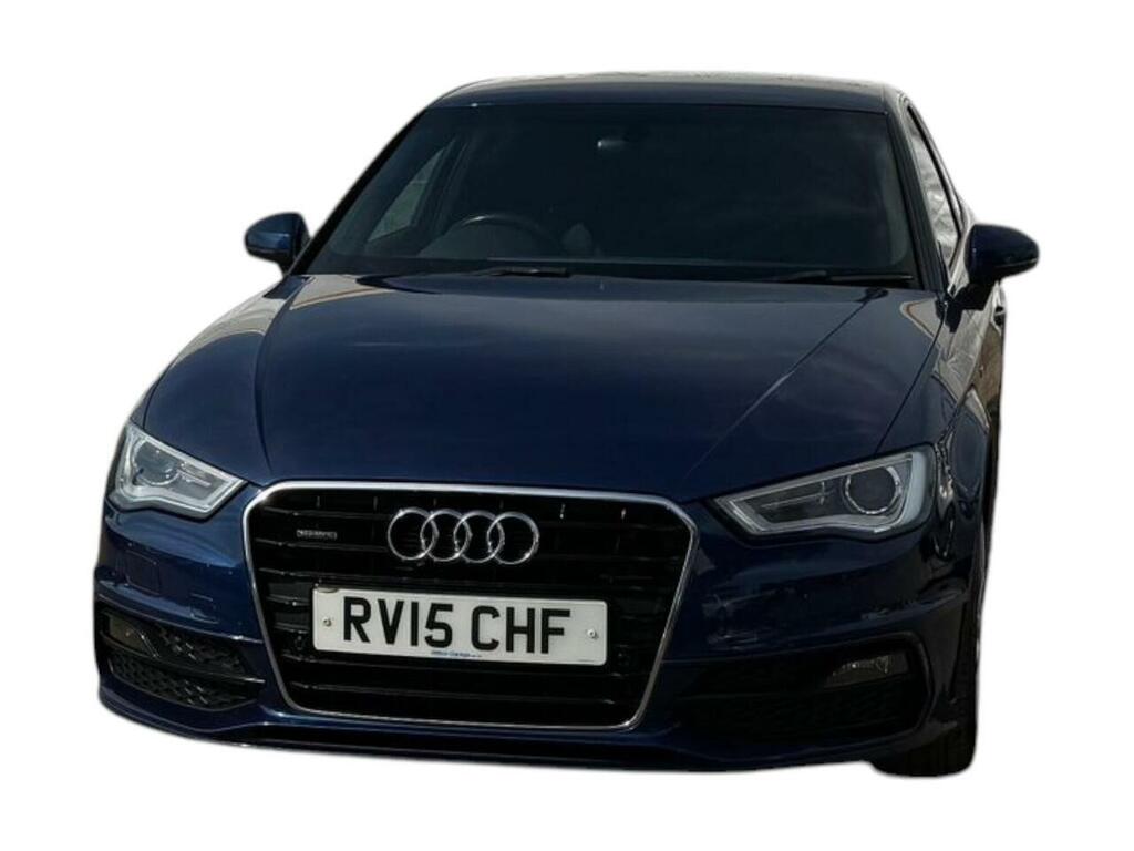 Audi A3 2.0 Tdi S Line Sportback S Tronic Quattro Euro 6 RV15CHF Blue #3