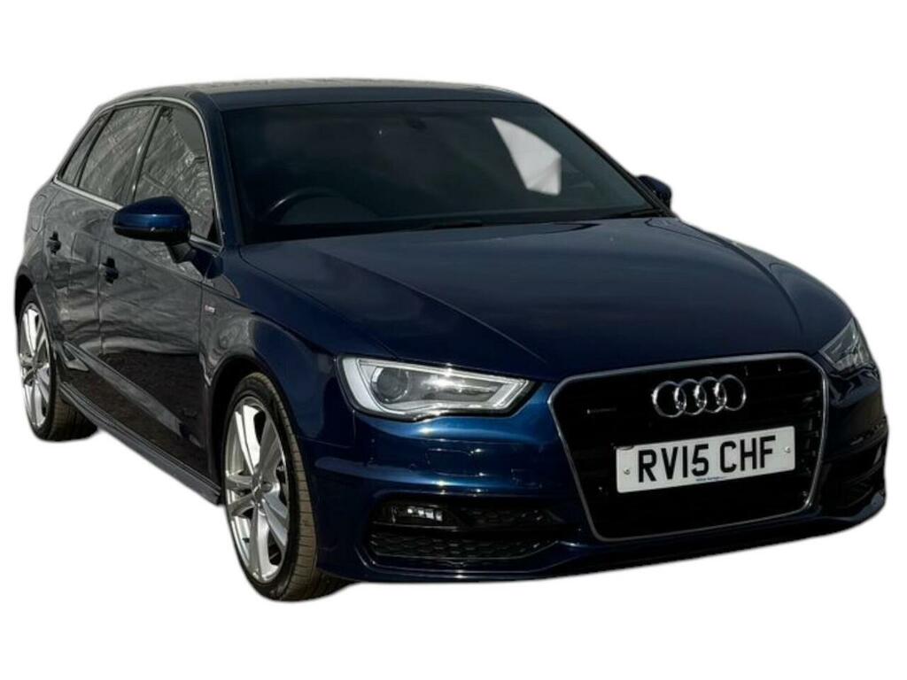 Audi A3 2.0 Tdi S Line Sportback S Tronic Quattro Euro 6 Blue