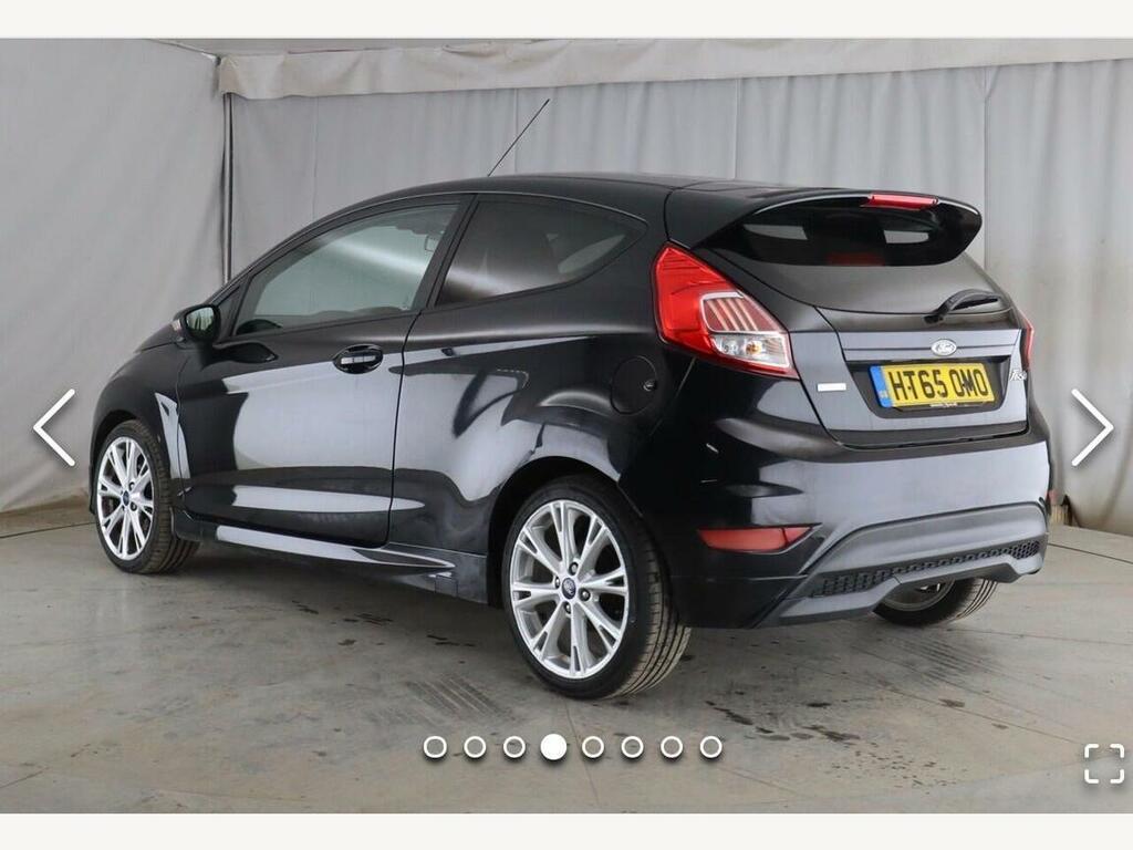 Ford Fiesta 1.0T Ecoboost Zetec S Euro 6 Ss HT65OMO Black #4