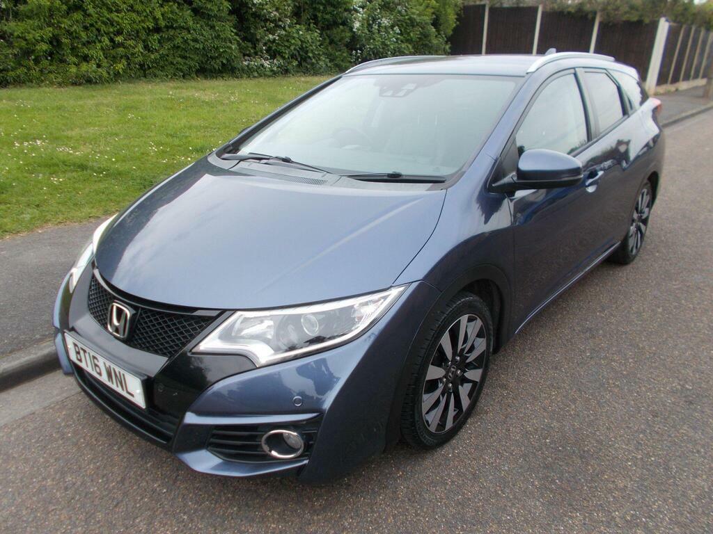 Honda Civic 1.6 I-dtec Sr Tourer Euro 5 S S Blue