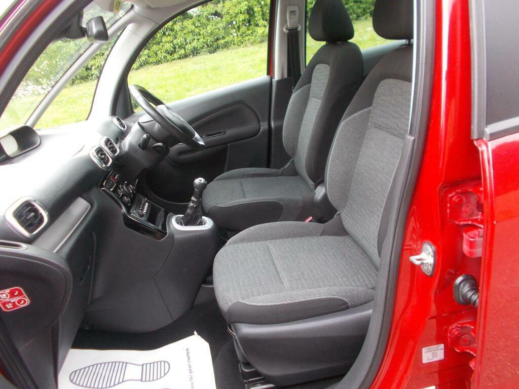Citroen C3 Picasso 1.6 Bluehdi Platinum Euro 6 V386JHW Red #5