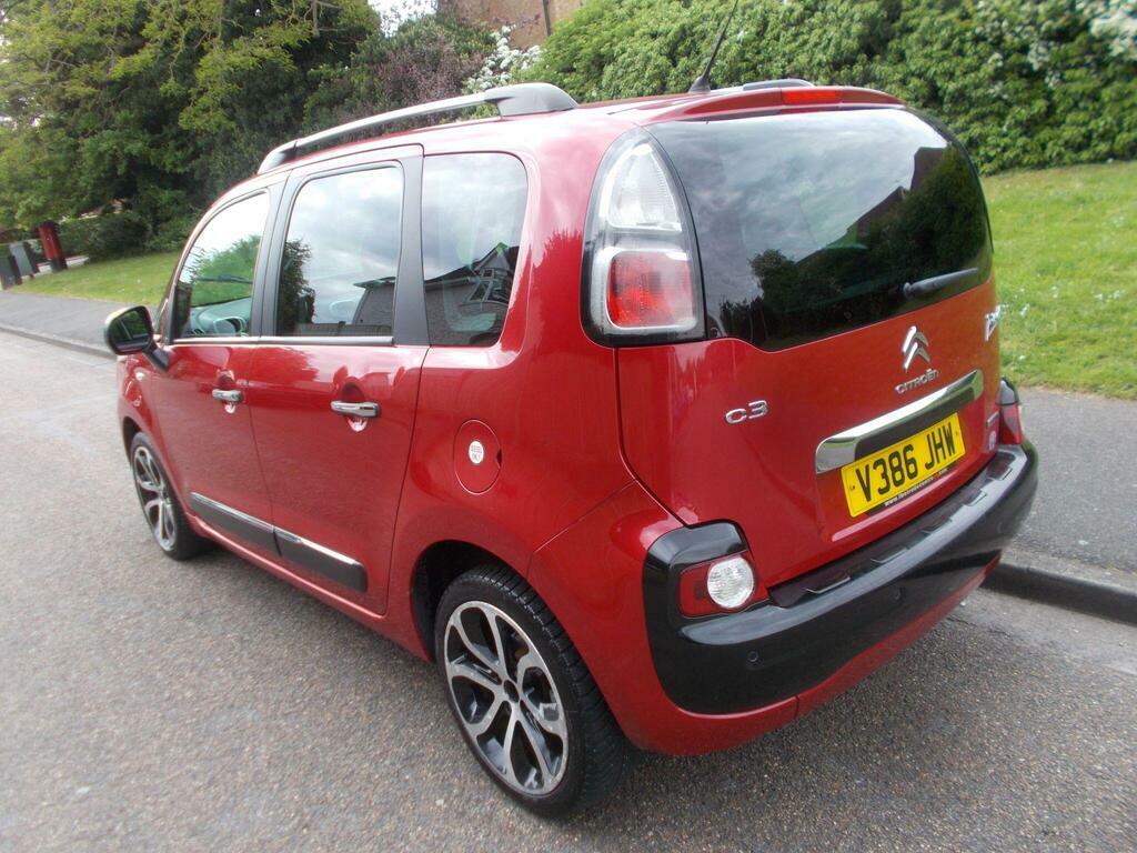 Citroen C3 Picasso 1.6 Bluehdi Platinum Euro 6 V386JHW Red #6