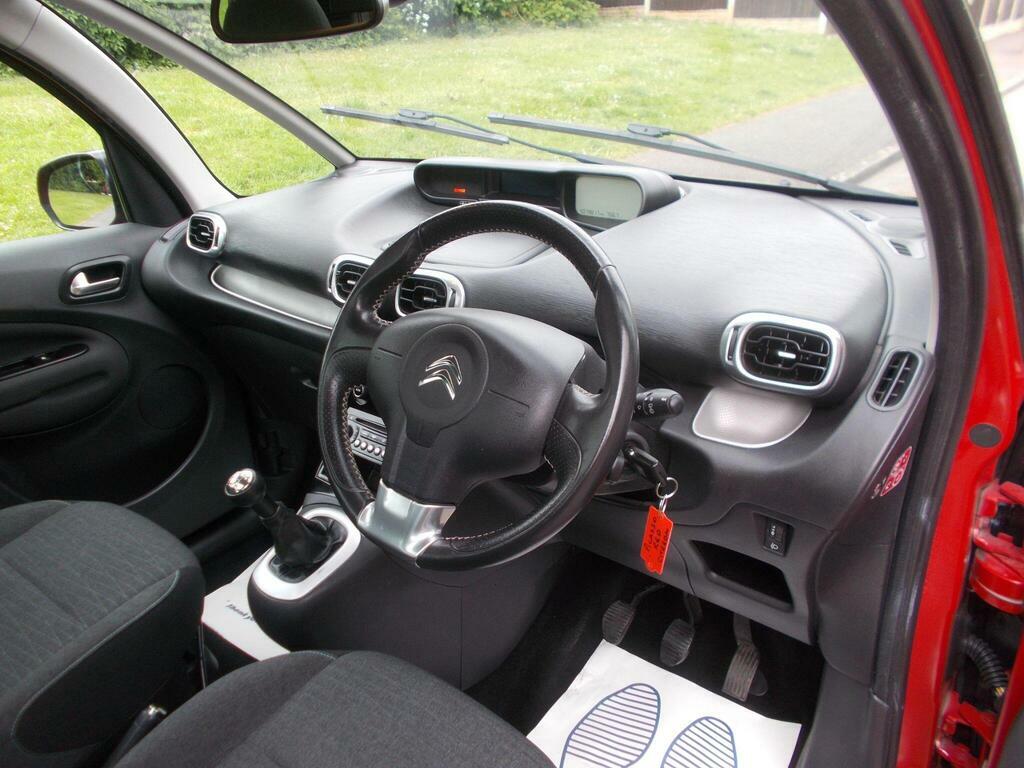 Citroen C3 Picasso 1.6 Bluehdi Platinum Euro 6 V386JHW Red #3