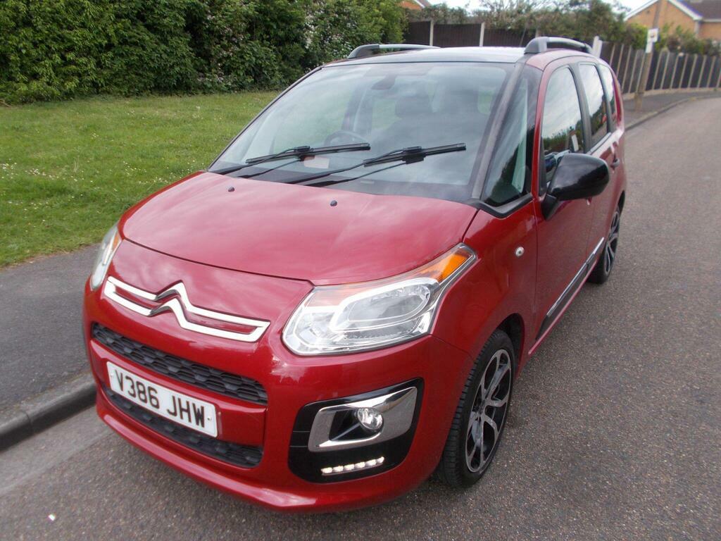 Citroen C3 Picasso 1.6 Bluehdi Platinum Euro 6 Red