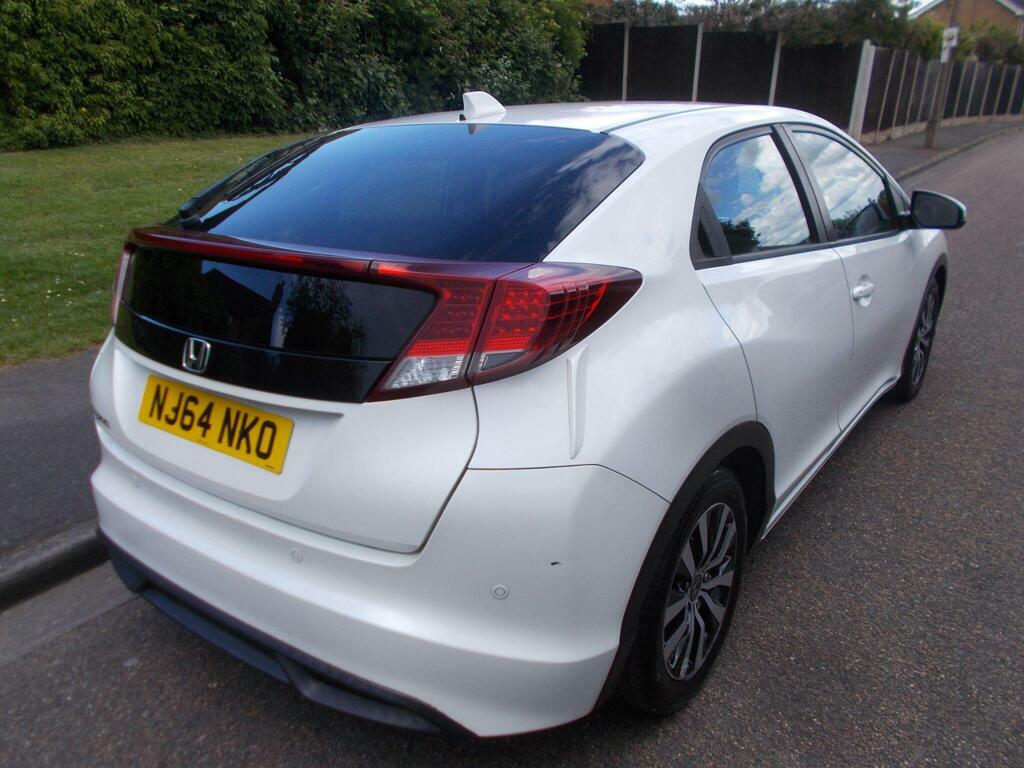 Honda Civic 1.6 I-dtec Se Plus Euro 5 S S NJ64NKO White #4