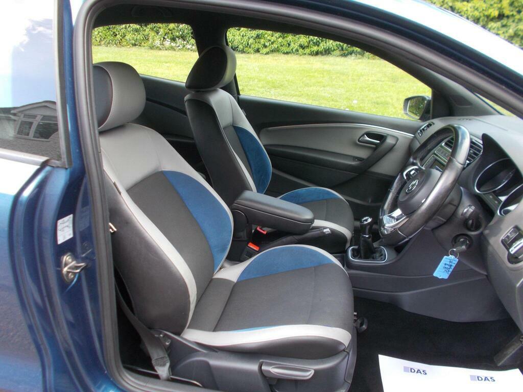 Volkswagen Polo 1.4 Tsi Bluemotion Tech Act Bluegt Euro 6 S S BC16EAX Blue #3