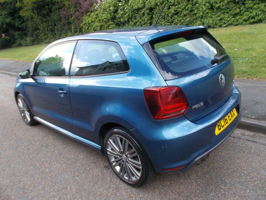 Volkswagen Polo 1.4 Tsi Bluemotion Tech Act Bluegt Euro 6 S S BC16EAX Blue #4