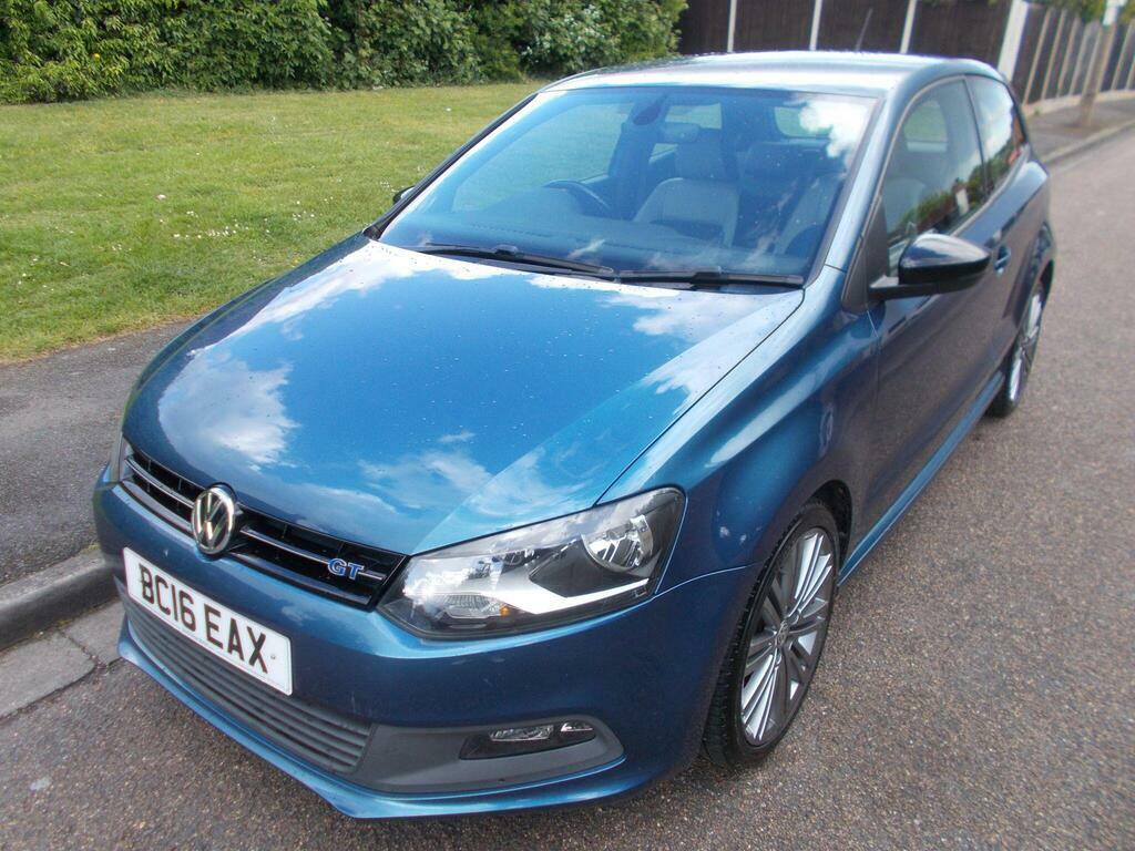 Volkswagen Polo 1.4 Tsi Bluemotion Tech Act Bluegt Euro 6 S S Blue