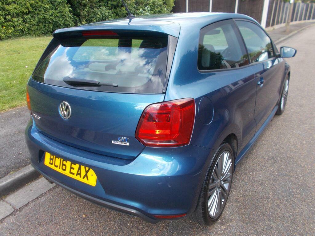 Volkswagen Polo 1.4 Tsi Bluemotion Tech Act Bluegt Euro 6 S S BC16EAX Blue #6