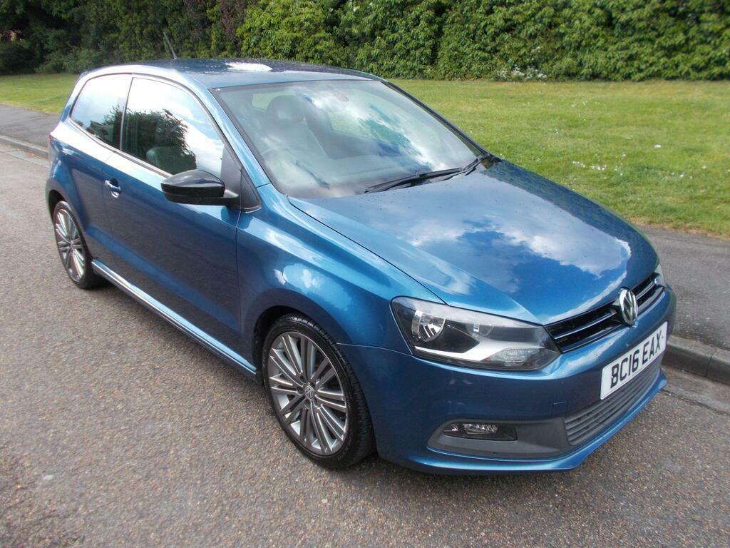 Volkswagen Polo 1.4 Tsi Bluemotion Tech Act Bluegt Euro 6 S S BC16EAX Blue #2